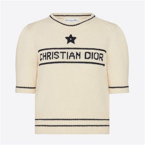 christian dior two piece|Dior women's short sleeve sweaters.